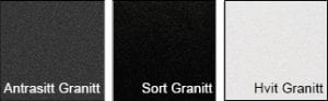 Granitt Garasjeport sablé farger